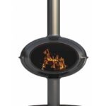Poêle à bois BRIO sur pied - INVICTA